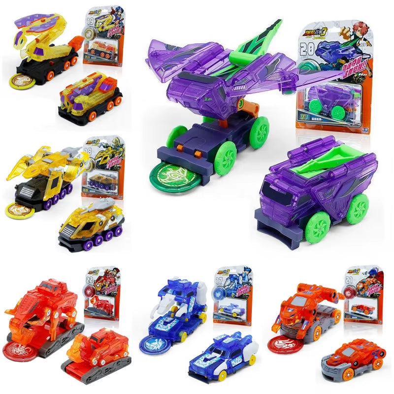 Figuras de acción con explosión, velocidad, vuelo, deformación, coche, ataque de bestia, captura, volteretas, transformación, juguetes para niños