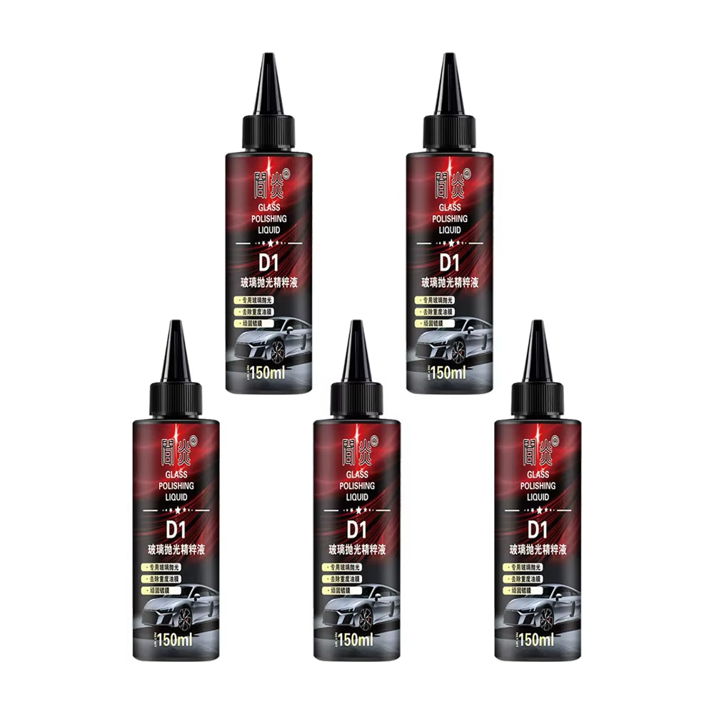 Pasta pulidora de vidrio de 150 ml, para parabrisas de automóviles, ventanas del hogar, limpiador de brillo duradero.