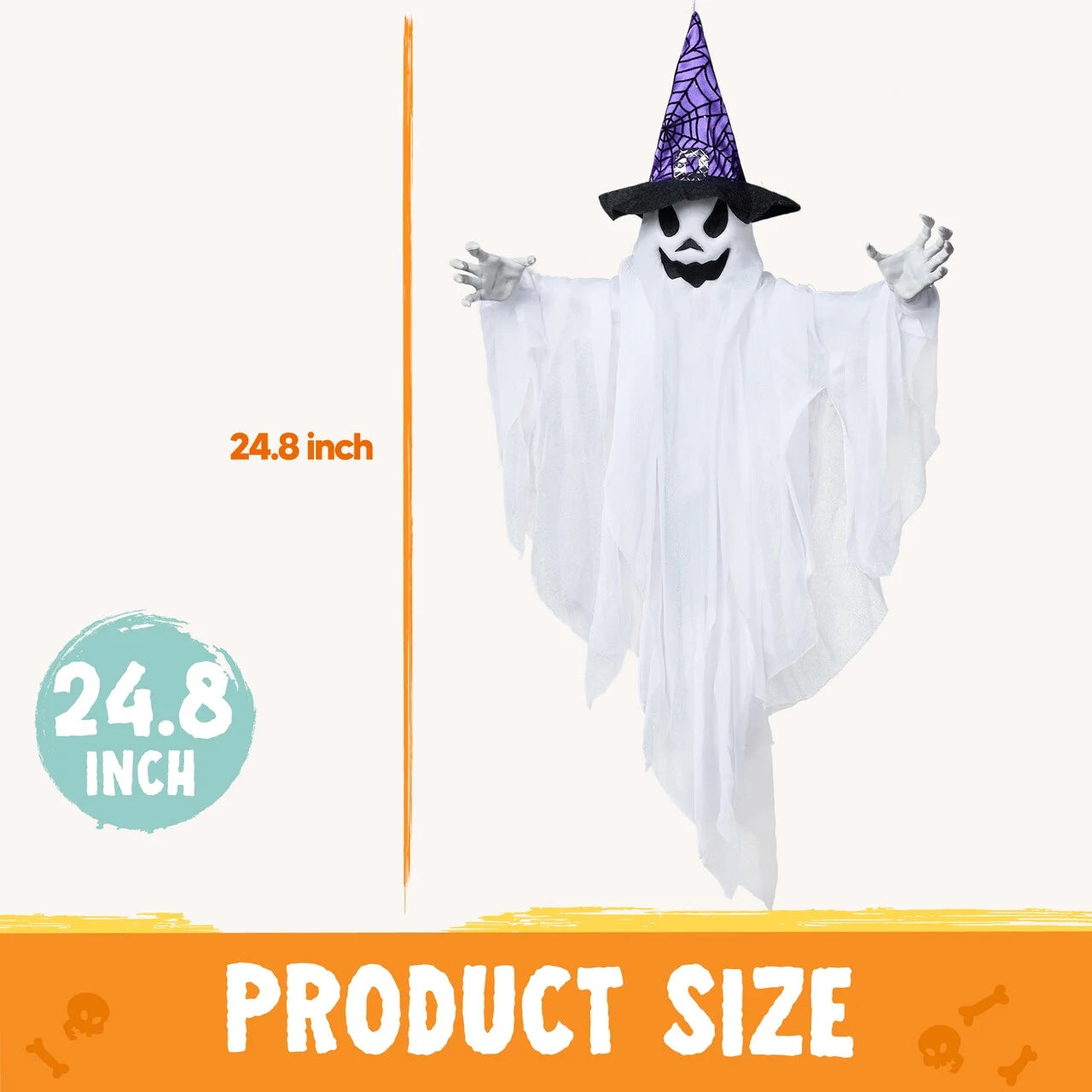 3 Packs Hanging Ghost Halloween Decorations 