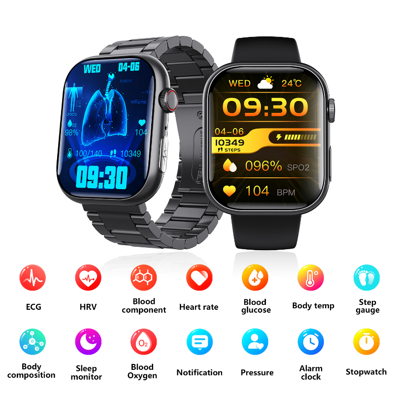 El mejor reloj inteligente con ECG de 2025, con monitor de presión arterial y glucosa en sangre