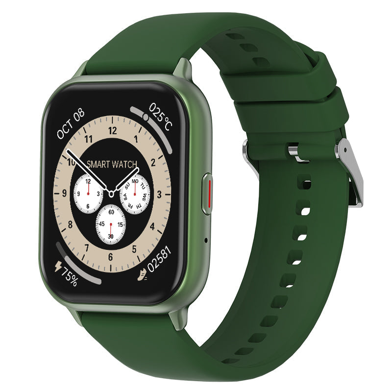Reloj inteligente de 1,85" (contestación/realización de llamadas), resistente al agua IP68, monitor de actividad física, más de 112 modos deportivos, monitor de frecuencia cardíaca y sueño.