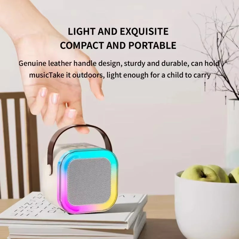 Micrófono de karaoke K12 KTV, altavoz inalámbrico Bluetooth 