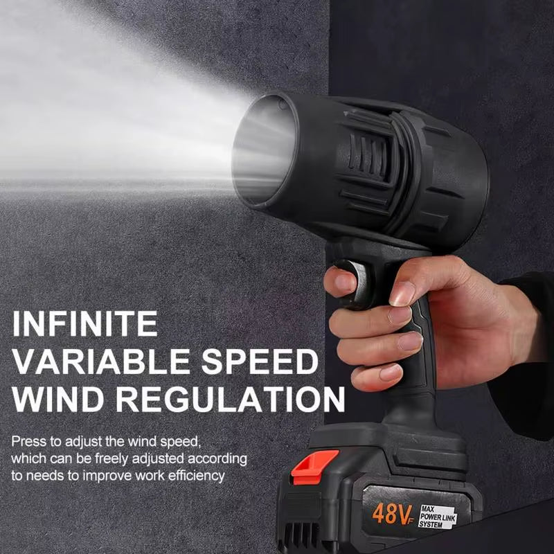 Soplador de aire inalámbrico, potente mini ventilador turbo,  herramientas eléctricas de mano
