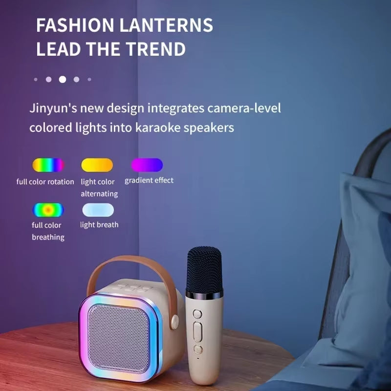 Micrófono de karaoke K12 KTV, altavoz inalámbrico Bluetooth 