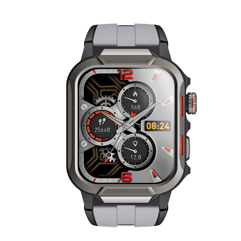 Reloj inteligente para hombre, resistente al agua hasta 3 ATM, pantalla de 1,96 pulgadas para teléfonos Android e iOS