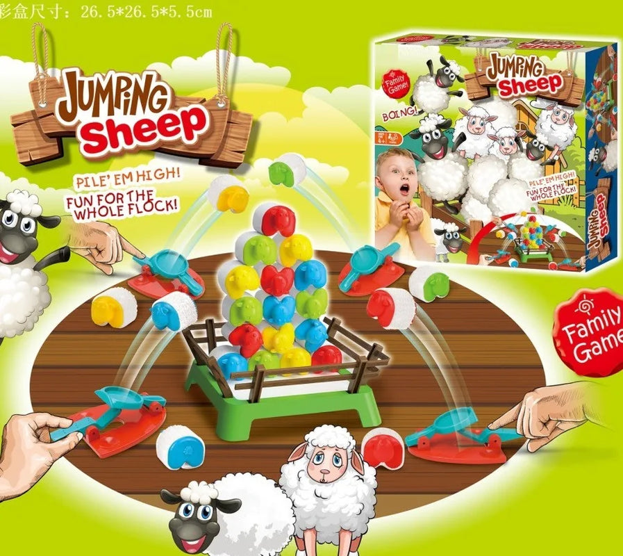 Nuevo y exclusivo juego de catapulta de escritorio Crazy Sheep, rompecabezas interactivo