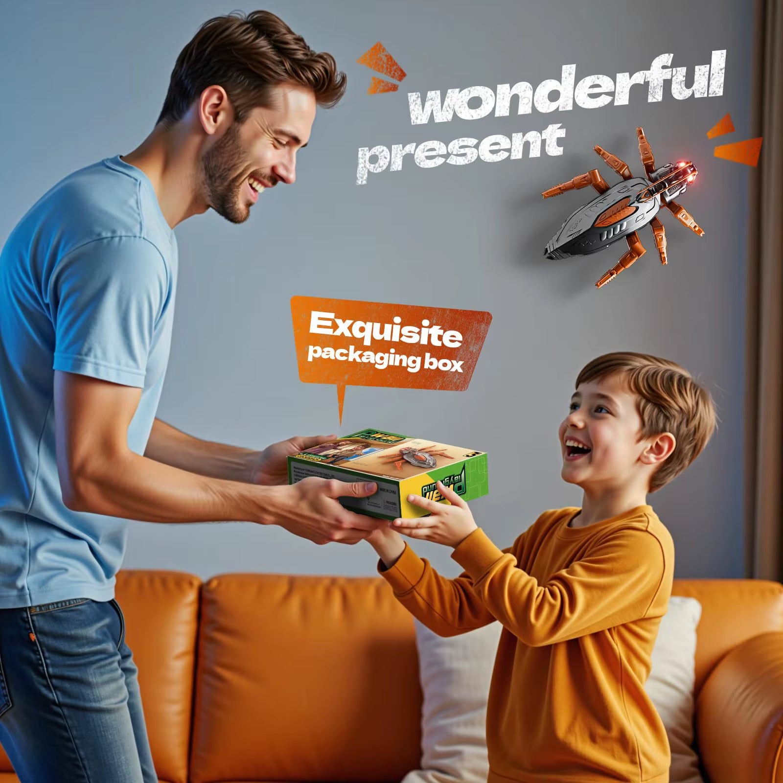Popular Intelligent Electric Lizard Remote Control Gecko Charging Wall Crawling 