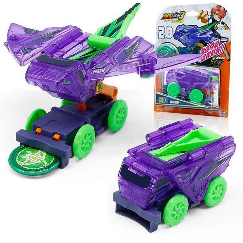 Figuras de acción con explosión, velocidad, vuelo, deformación, coche, ataque de bestia, captura, volteretas, transformación, juguetes para niños