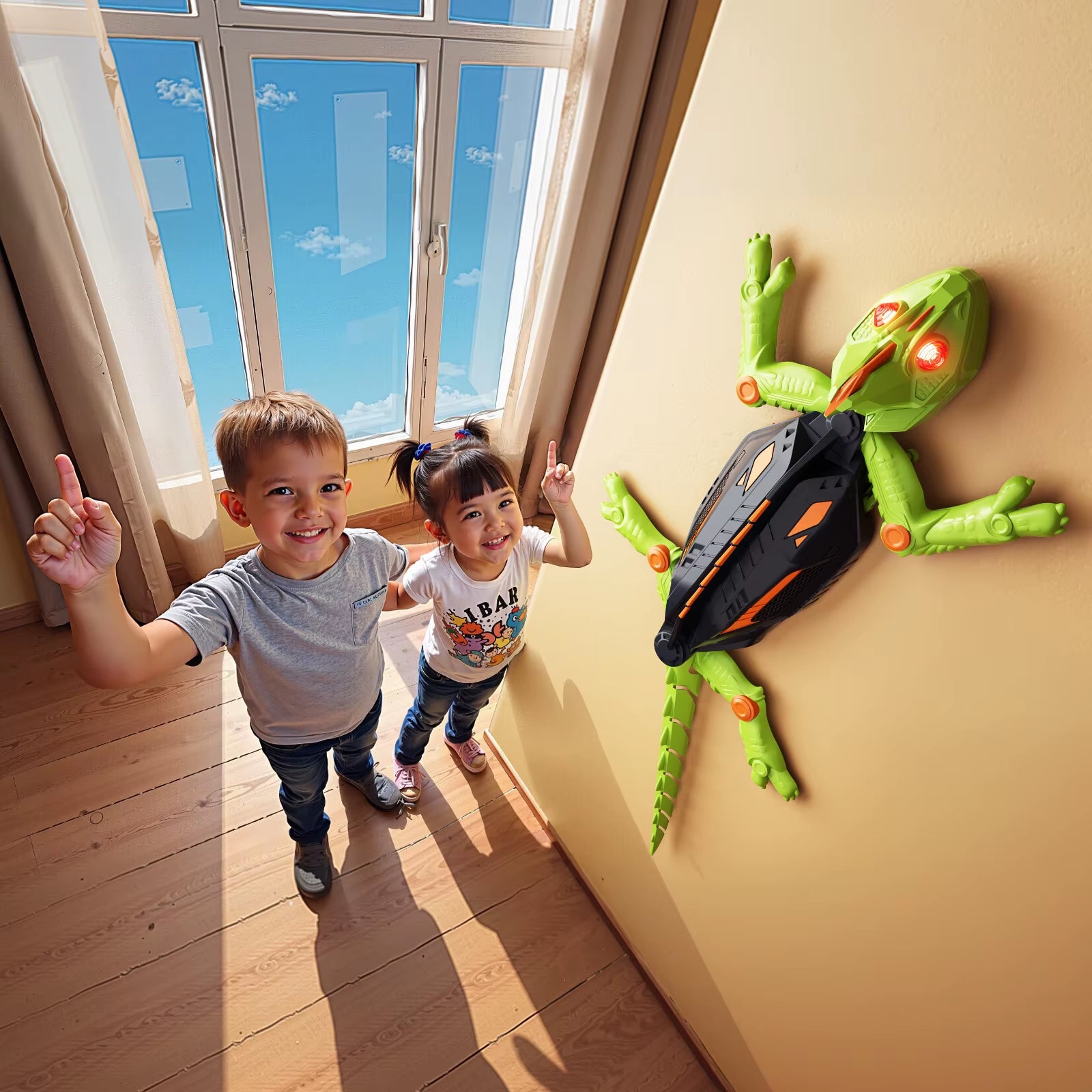 Popular Intelligent Electric Lizard Remote Control Gecko Charging Wall Crawling 