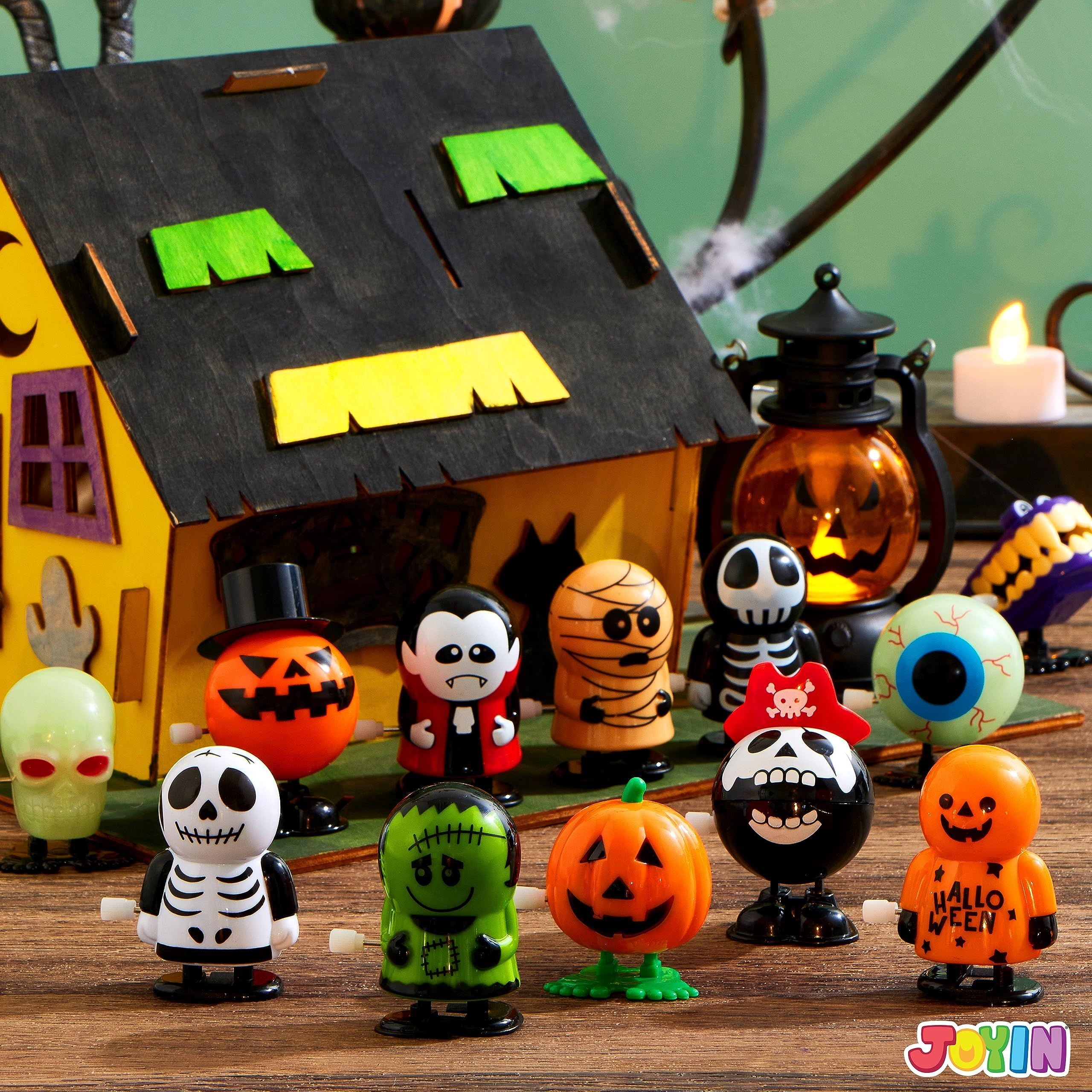 12 Pcs Halloween Wind up Toys for Kids,Halloween.