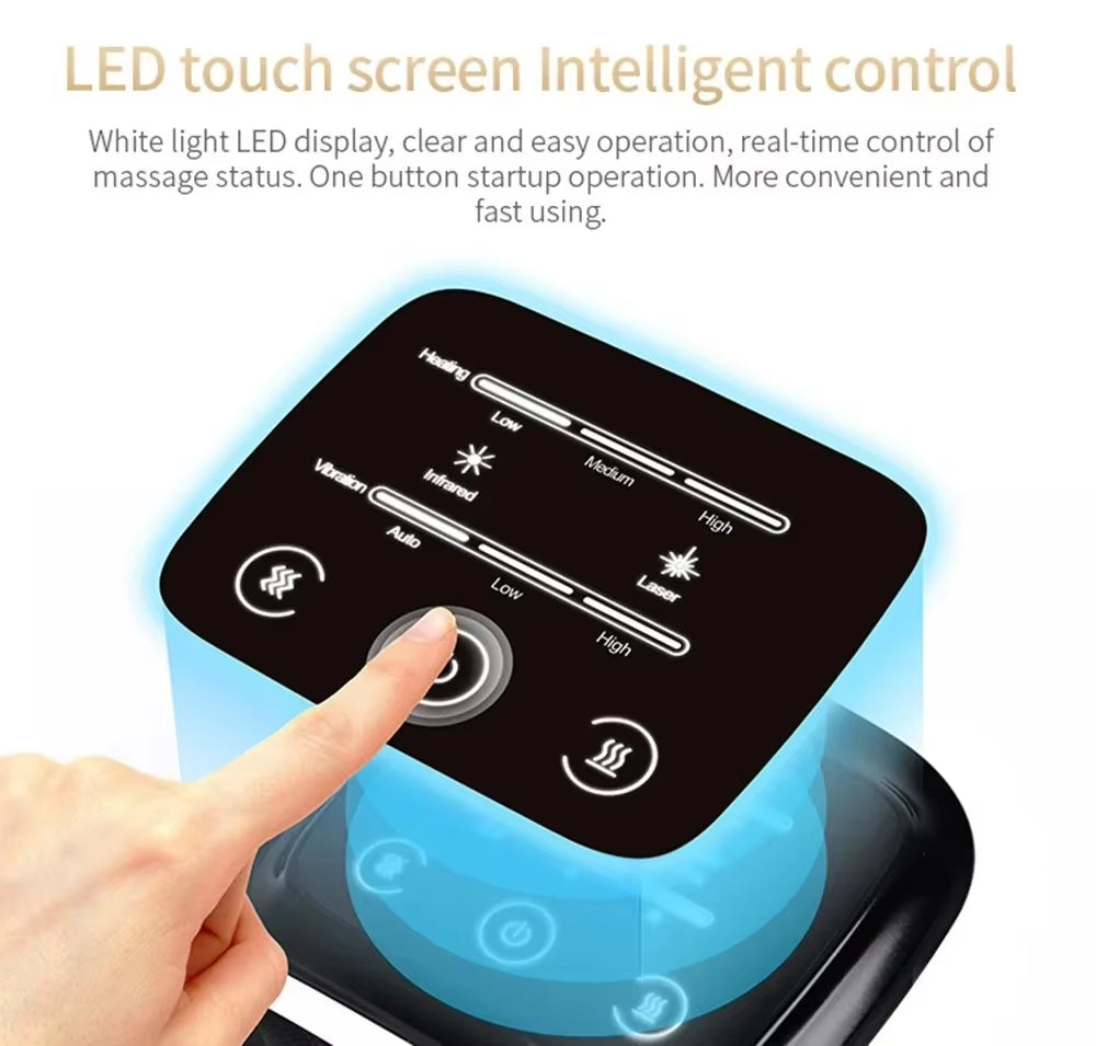 Masajeador de rodilla inalámbrico con pantalla LED