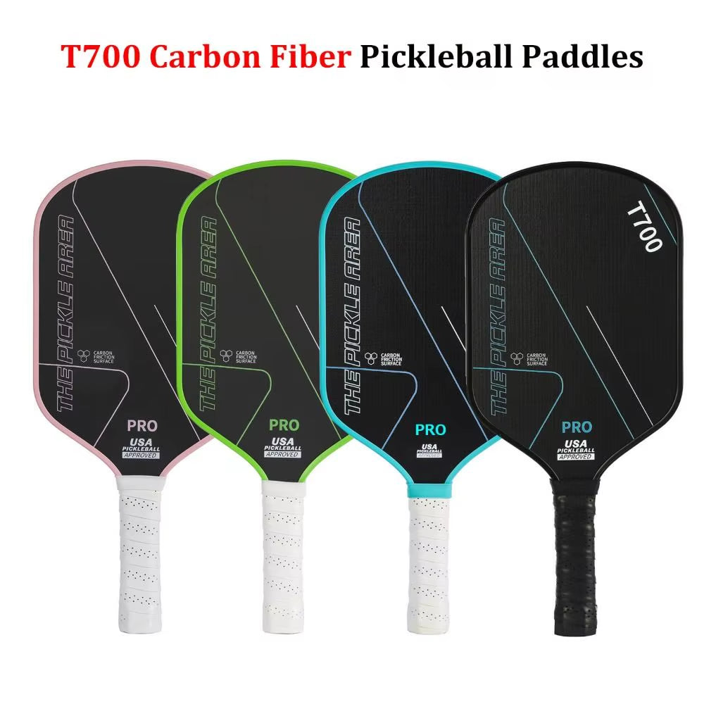 T700 Pickleball Paddle Carbon Fiber USAPA Approved Pickle Ball Paddle Surface Professional