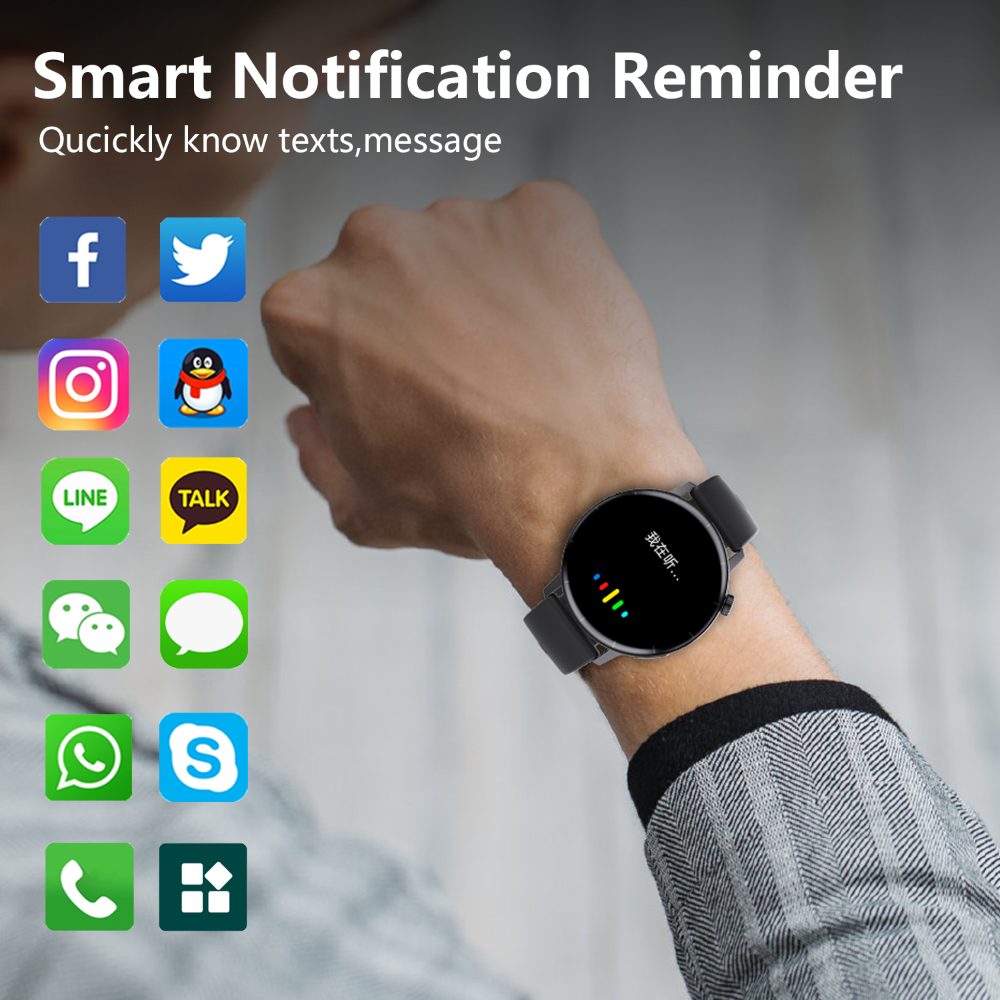 Reloj inteligente con monitor de ECG y análisis de componentes sanguíneos.
