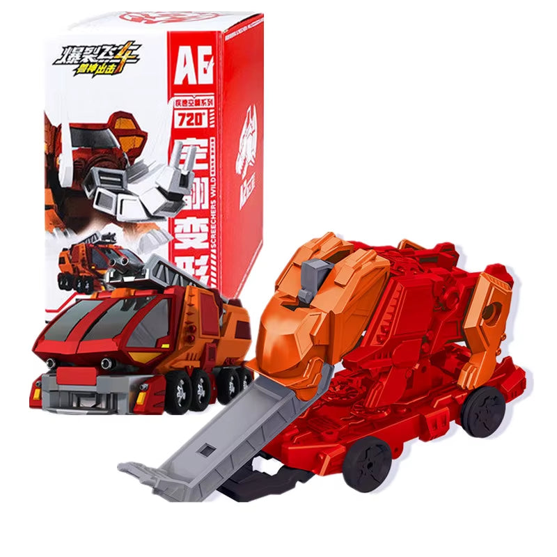 Figuras de acción con explosión, velocidad, vuelo, deformación, coche, ataque de bestia, captura, volteretas, transformación, juguetes para niños