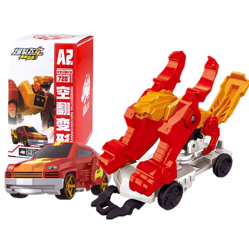 Figuras de acción con explosión, velocidad, vuelo, deformación, coche, ataque de bestia, captura, volteretas, transformación, juguetes para niños