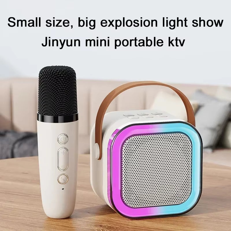 Micrófono de karaoke K12 KTV, altavoz inalámbrico Bluetooth 