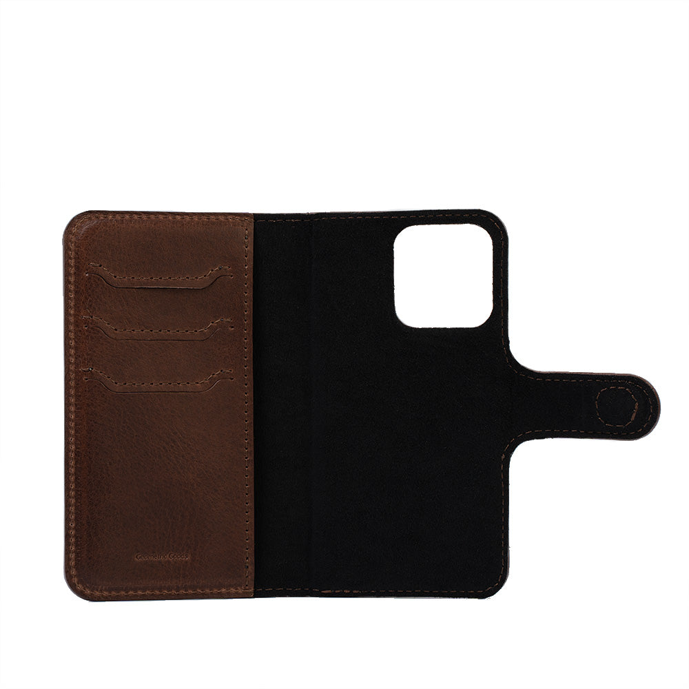 Funda tipo cartera de piel de grano completo con MagSafe - Classic 4.0