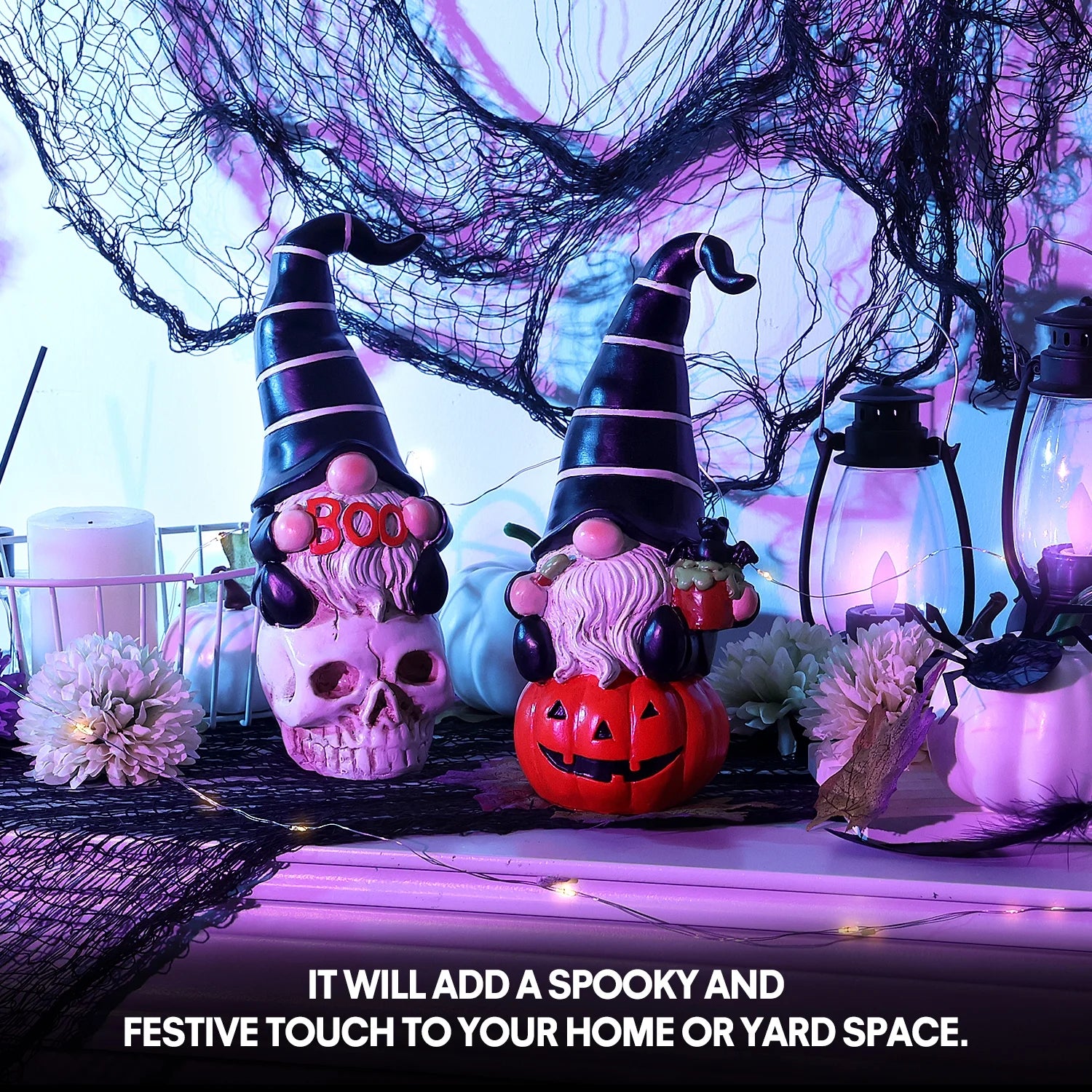 Halloween Gnomes, Halloween Decorations