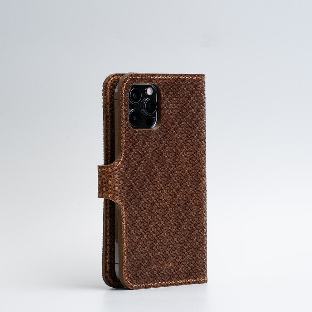 Funda tipo cartera de piel de grano completo con MagSafe - Classic 4.0