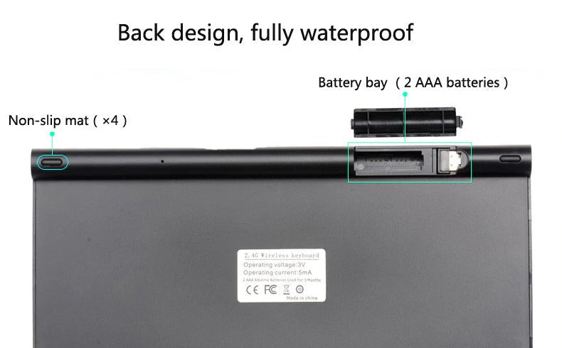 TECLADO Y RATON PARA COMPUTADORA INLAMBRICO